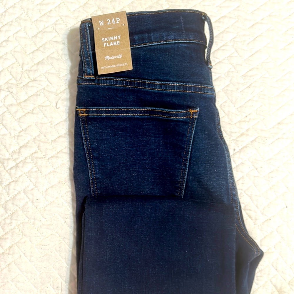 Madewell skiny flare Jean- petite